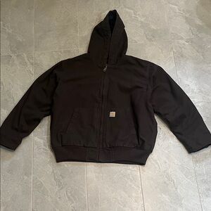 Carhartt Black and Brown Loose Fit Jacket